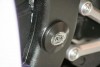 Zátka do rámu, dolní, levá - Yamaha YZF-R6 '06-'08, černá